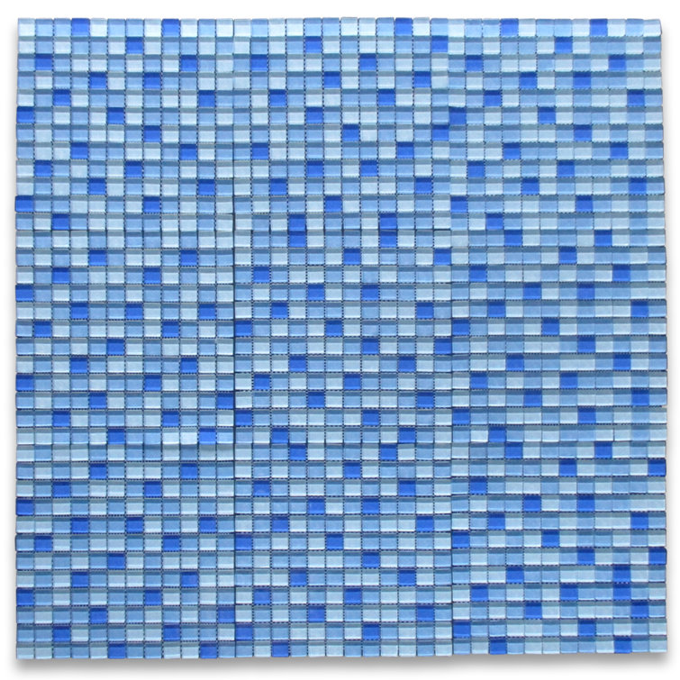 Marble Online 12" x 12" Marble Grid Mosaic Wall & Floor Tile Wayfair Canada